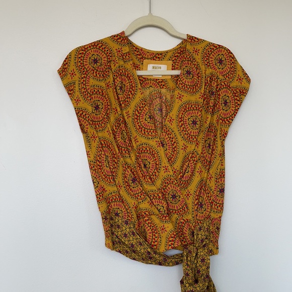 Maeve by Anthropologie Marzia Wrap Blouse XS - Picture 4 of 5